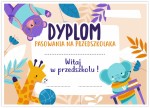 Dyplom Pasowania na Przedszkolaka  - wzór 10 (A4)