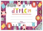 Dyplom Pasowania na Przedszkolaka - wzór 3 (A4)  