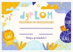 Dyplom Pasowania na Przedszkolaka - wzór 8 (A4)