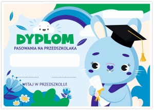 Dyplom Pasowania na Przedszkolaka - wzór 15 (A4)