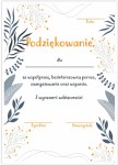 Dyplom Podziękowania  - wzór 3 (A4)