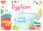Dyplom urodzinowy "Malowany" (A4)    