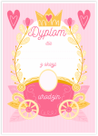 Dyplom urodzinowy "Księżniczka" (A4)    
