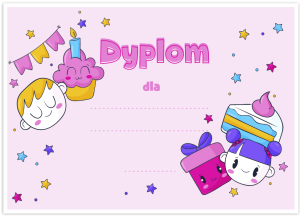 Dyplom urodzinowy "Crazy" (A4)