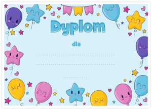 Dyplom urodzinowy "Crazy II" (A4) 