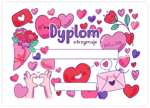 Dyplom "Walentynki IV"  (A4) 