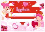 Dyplom "Walentynki" Amorki (A4) 