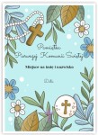 Dyplom "Pamiątka Pierwszej Komunii świętej II"  (A4)   