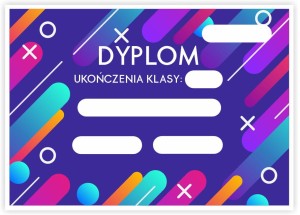 Dyplom "Ukończenia klasy" - wzór 4