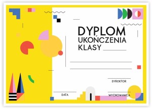 Dyplom "Ukończenia klasy" - wzór 7