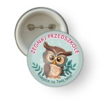 Przypinka - ukończenia przedszkola "Sowa III"