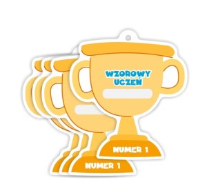 Medal - puchar "Wzorowy Uczeń" ( 4 szt.)  