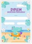 Dyplom "Ukończenia przedszkola - Wakacje"  (A4) 