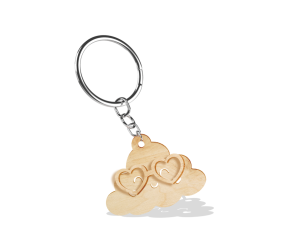 Breloczek - "Chmurka w okularach" 