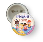 Przypinka "Pasowanie na Ucznia" - wzór 8