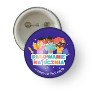 Przypinka "Pasowanie na Ucznia" - wzór 9