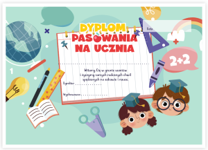Dyplom "Pasowania na Ucznia" (wzór 26)   