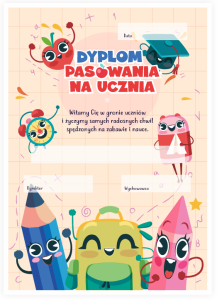 Dyplom Pasowania na Ucznia (wzór 27)    