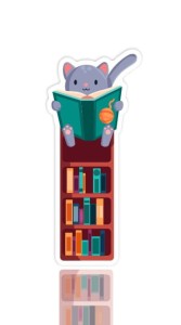 Zakładka do książki "Kotek w książkach" 