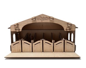 Stajnia dla koni typu Schleich z miejscem od 1 do 10 koni 