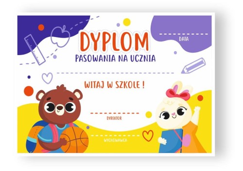 DYPLOM PASOWANIA NA UCZNIA