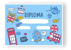 Dyplom - Język Angielski  (wzór 7) 