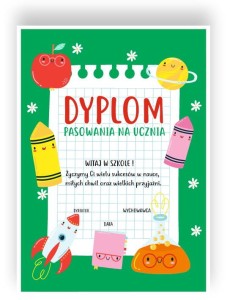 Dyplom Pasowania na Ucznia  (wzór 14)  