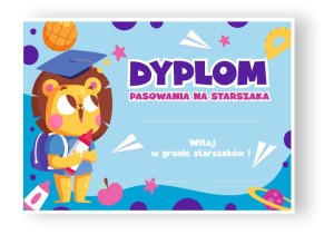 Dyplom Pasowania na Starszaka (wzór 1)    