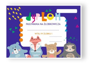 Dyplom Pasowania na Żłobkowicza (wzór 2)     