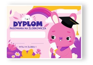 Dyplom Pasowania na Żłobkowicza  (wzór 3)      
