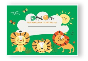 Dyplom Pasowania na Żłobkowicza (wzór 5)       