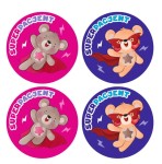 Naklejki Super Pacjent - wzór 2 (24 naklejki)