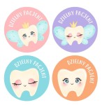 Naklejki Dzielny Pacjent - (wzór 4) 24 naklejki