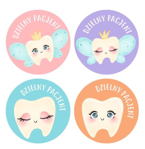 NAKLEJKI DZIELNY PACJENT