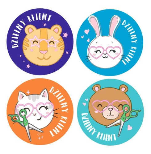 naklejki dzielny klient