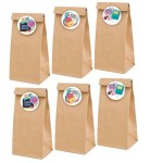 Torebki Papierowe na Słodycze + 6 naklejek  - "Witaj Szkoło "  