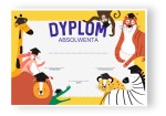 Dyplom "Ukończenia przedszkola Absolwent I" 