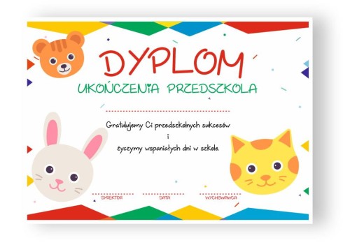 ABSOLWENT, UKOŃCZENIE PRZEDSZKOLA