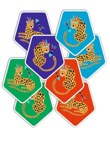 Girlanda  urodzinowa zoo, safari Pon Pon