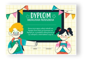 Dyplom "Ukończenia przedszkola VII" 