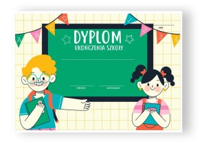 Dyplom "Ukończenia szkoły" - wzór 4