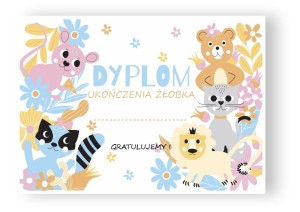 Dyplom ukończenia żłobka - Absolwent (wzór 1)