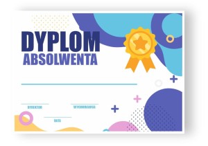 Dyplom "Ukończenia szkoły" - wzór 7