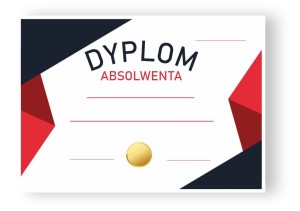 Dyplom "Ukończenia szkoły" - wzór 9