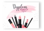 Dyplom - Make-up stylizacja  (wzór 3)  