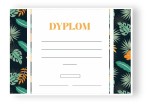 Dyplom - Kurs Florystyczny (wzór 1)  
