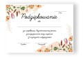 dyplom podziękowanie