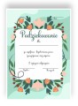 dyplom podziękowanie