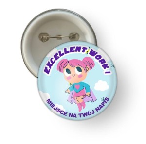 Przypinka  - Język angielski  (wzór 2)  