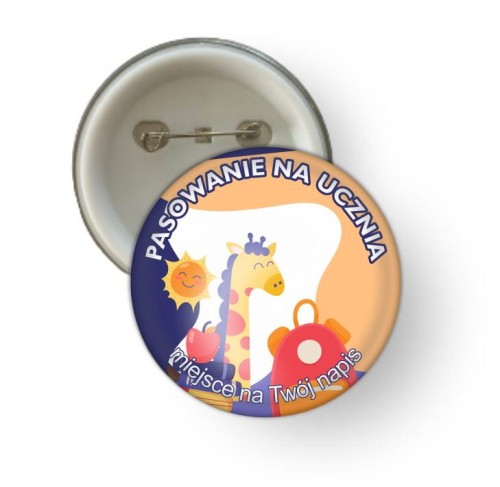 PRZYPINKA PASOWANIE NA UCZNIA